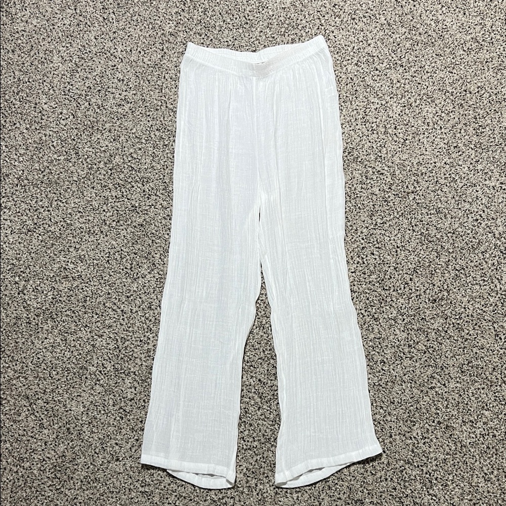 New without tags - Amazon Women's Classic White Swim Coverup Pants